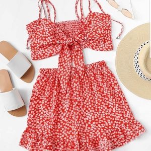 Two piece summer outfit